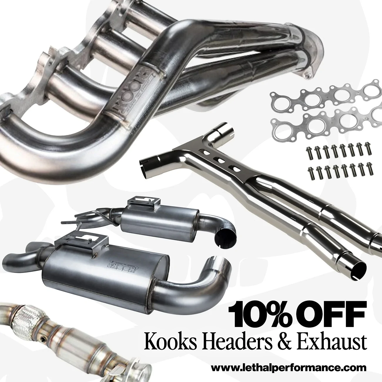 S650 Mustang SAVE ON KOOKS EXHAUST AT LETHAL PERFORMANCE koos 10%