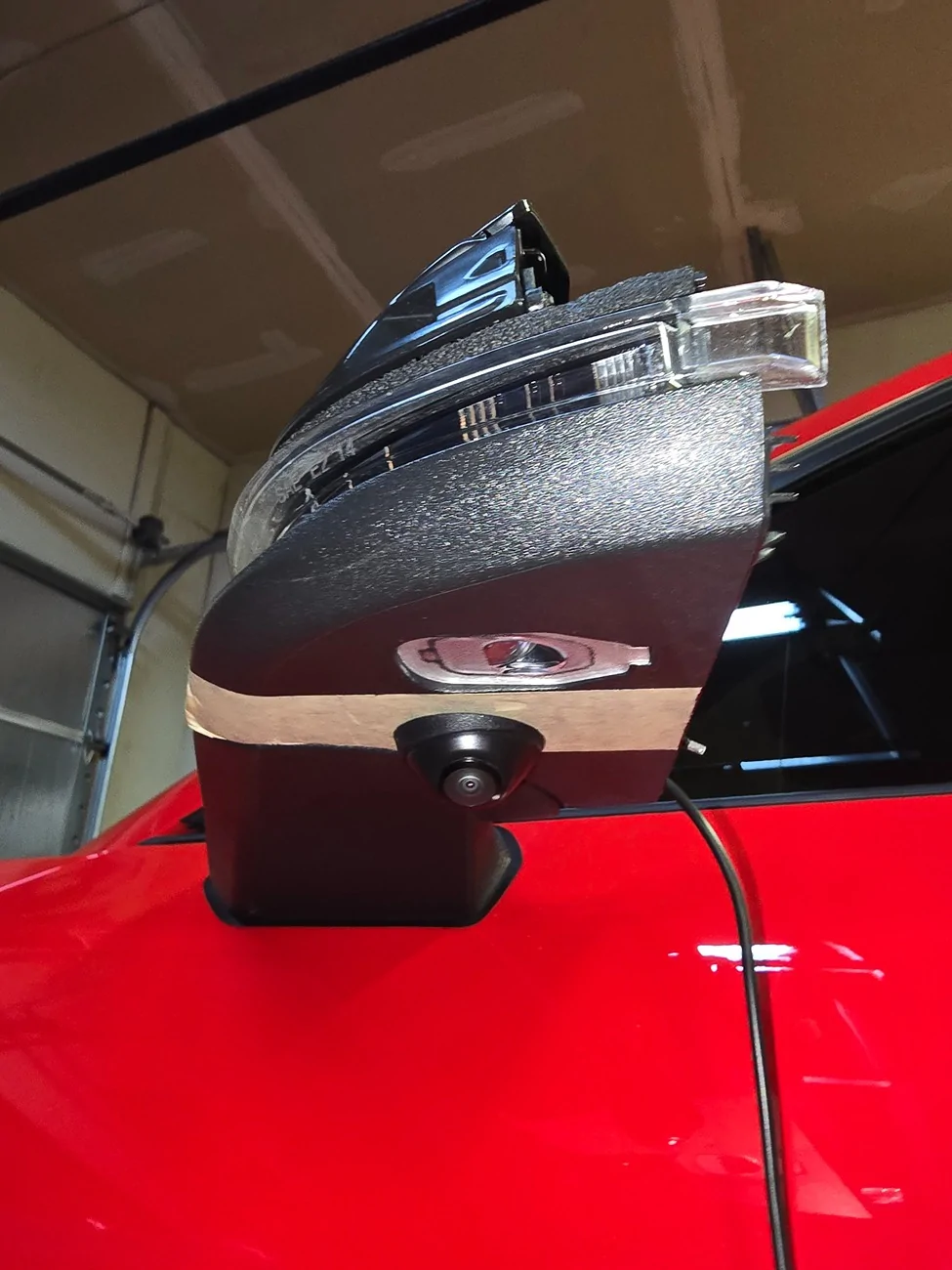 S650 Mustang Finally done:  Yuwei YW04319 parking cam front facing installed 20260626_192224