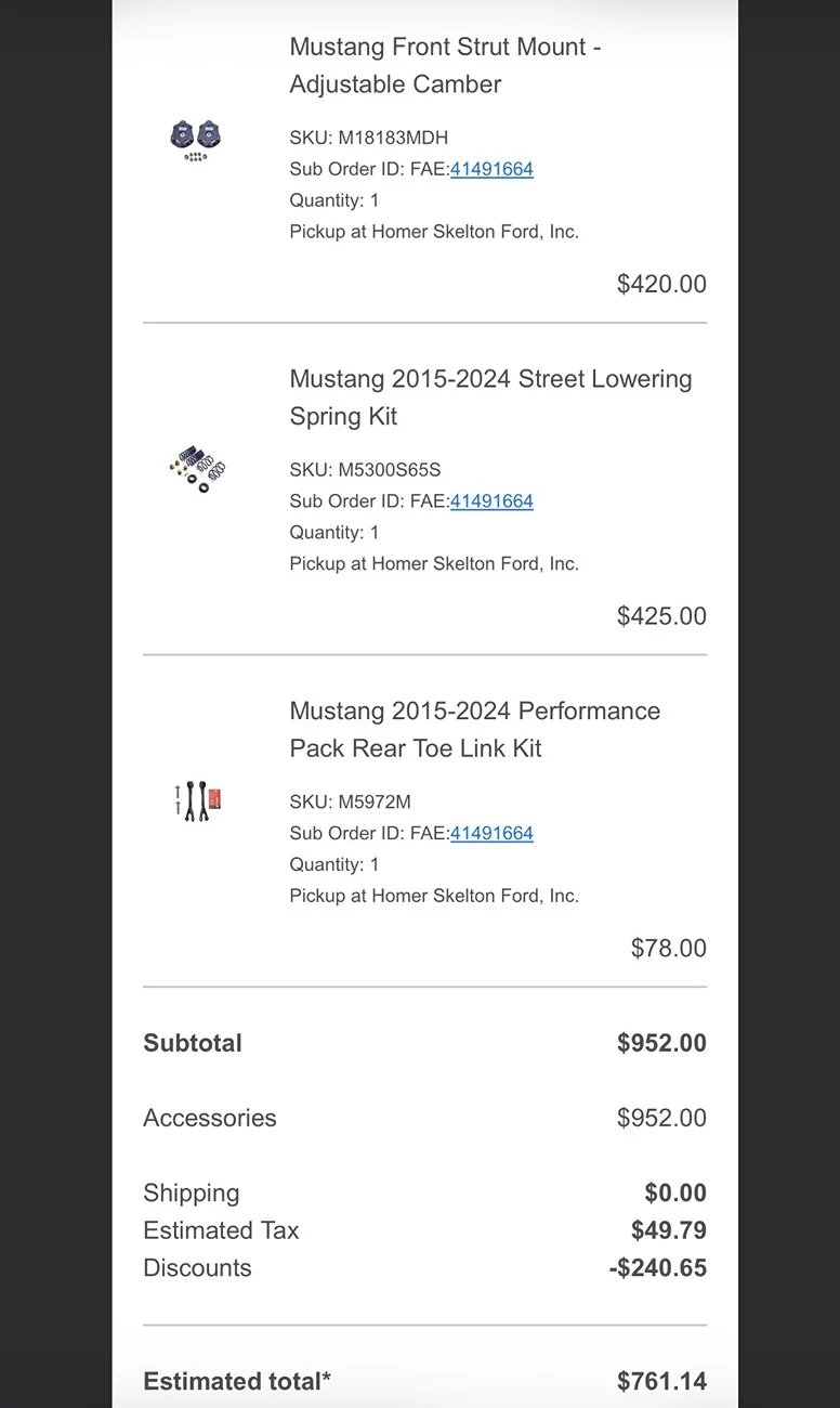 S650 Mustang Street Suspension Setup Review (Ford Performance + Steeda) IMG_9049