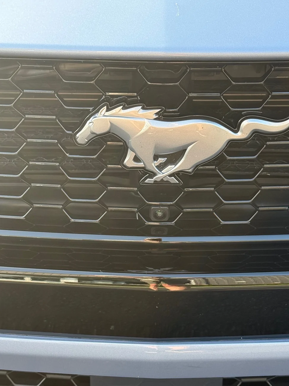 S650 Mustang Ensight Auto Sync 4 Front Parking Camera IMG_4438