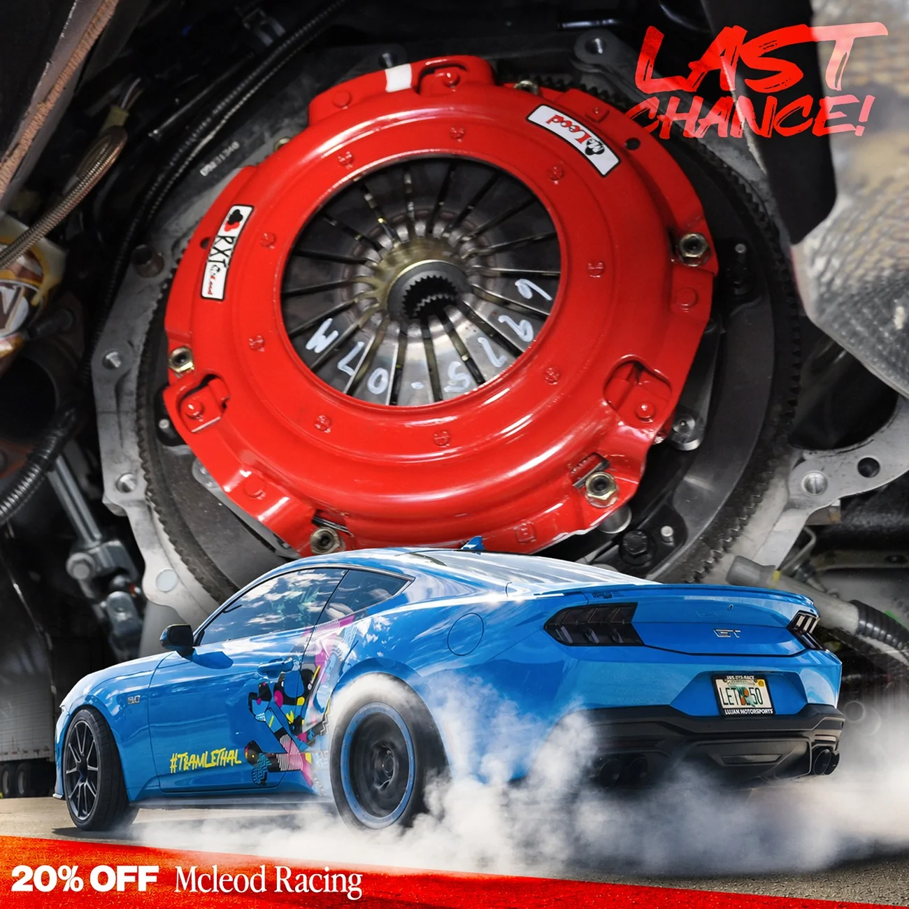 S650 Mustang SAVE ON LETHAL AND MCLEOD CLUTCHES 1000024063