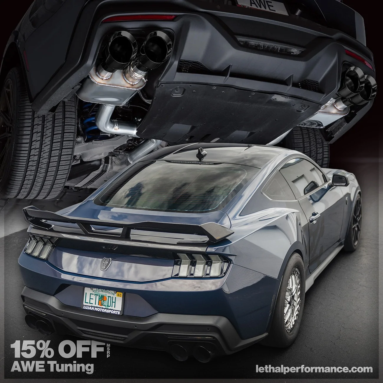 S650 Mustang SAVE ON AWE EXHAUST AT LETHAL PERFORMANCE awe_sale_2026_dh
