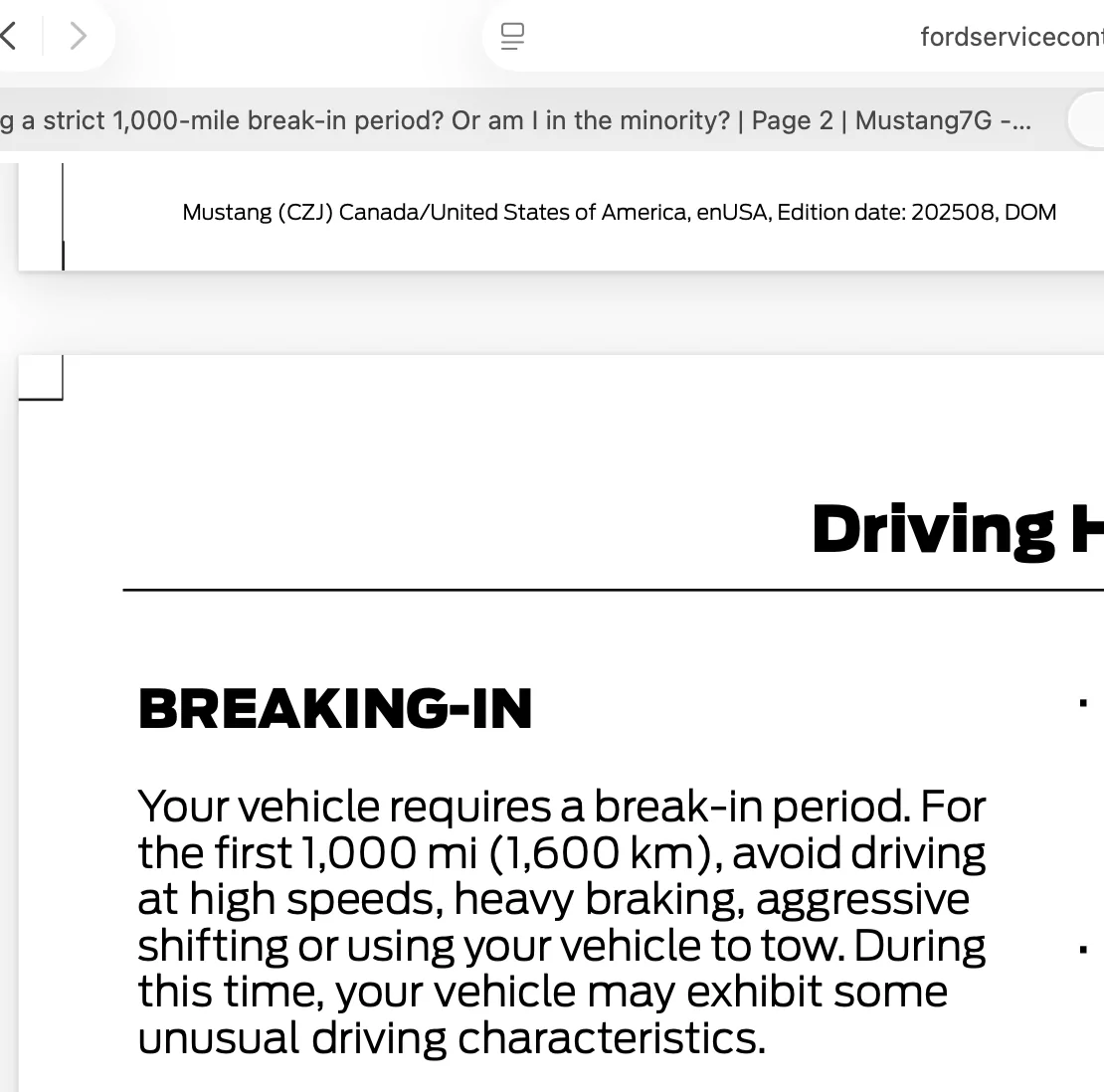 S650 Mustang Anyone else still doing a strict 1,000-mile break-in period? Or am I in the minority? Untitled