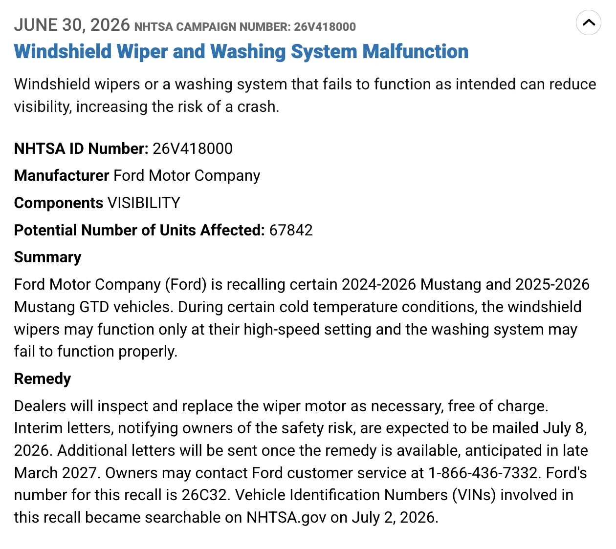 S650 Mustang Windshield wipers/system Recall?? Screenshot 2026-07-08 at 11.40.53 AM