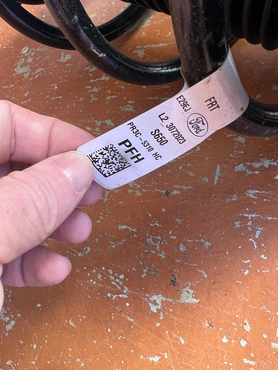S650 Mustang 2024 Ford Mustang GT OEM Front Strut Assemblies – Delivery Mileage Take-Offs IMG_9428