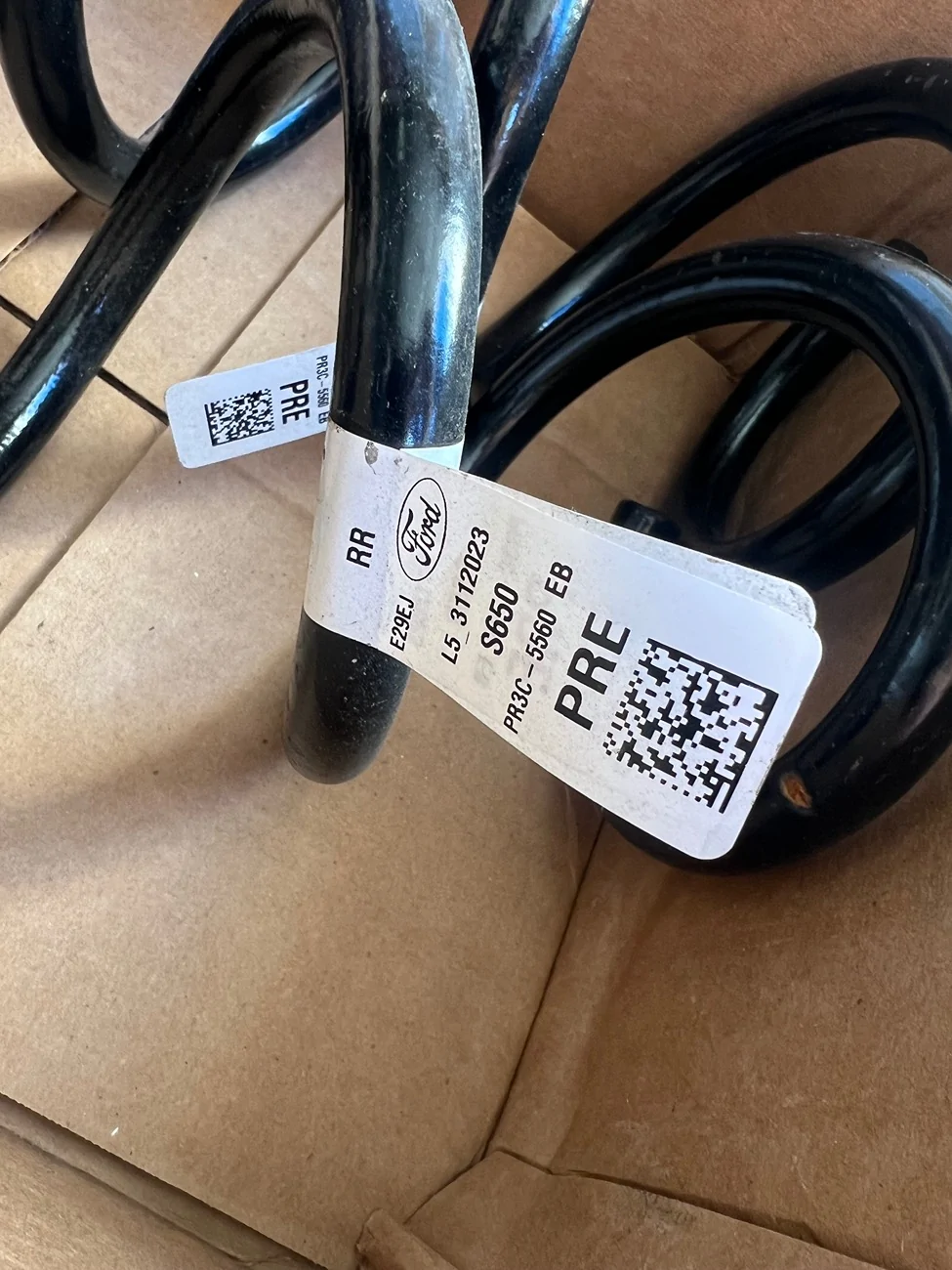 S650 Mustang 2024 Ford Mustang GT OEM Rear Shocks, Springs & Toe Links – Delivery Mileage Take-Offs IMG_9421