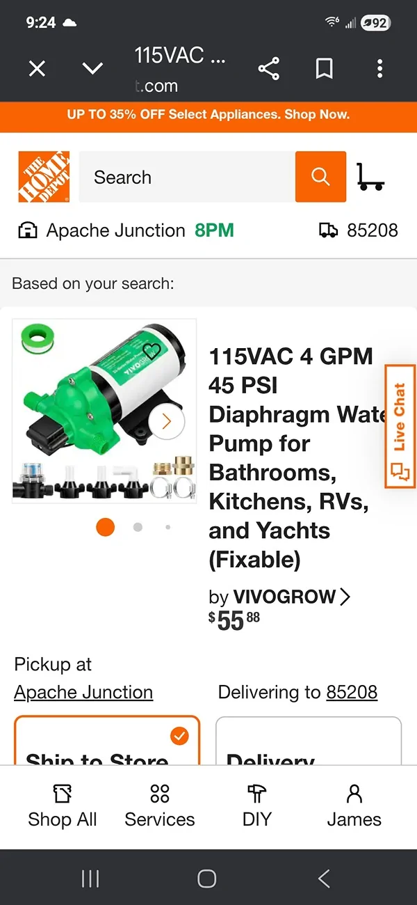 S650 Mustang Power Washer Recommendation Screenshot_20260301_092415_Chrom
