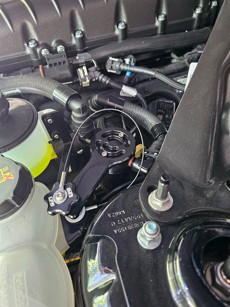 S650 Mustang My 2025 Dark Horse Build Thread DRKGHT Catch Can Left