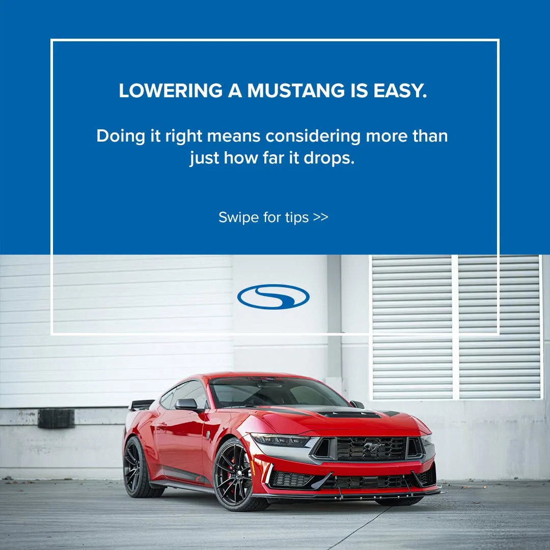 S650 Mustang Steeda Tech Tip - Lowering your Mustang isn’t just about wheel gap! 1784678316569-n