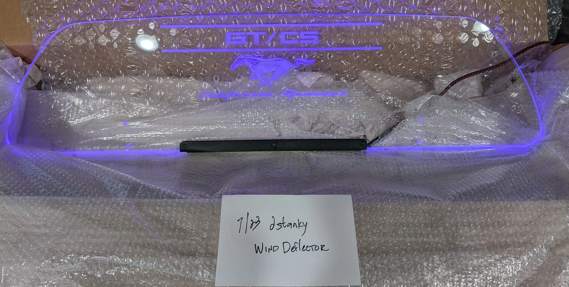 S650 Mustang For Sale - Custom GT/CS Wind Restrictor PXL_20260723_125316668