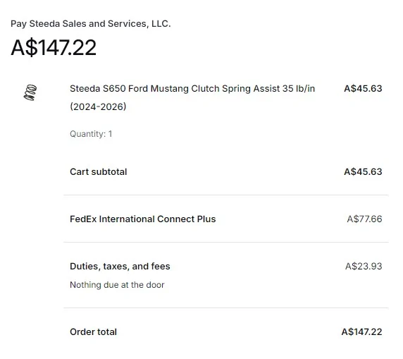 S650 Mustang Improve Your S650's Clutch Feel with the Steeda Clutch Spring Assist (555-7033) Screenshot 2026-07-30 103549