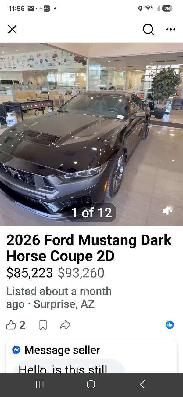 S650 Mustang This dealer is on crack. Screenshot_20260731_115619_Facebook