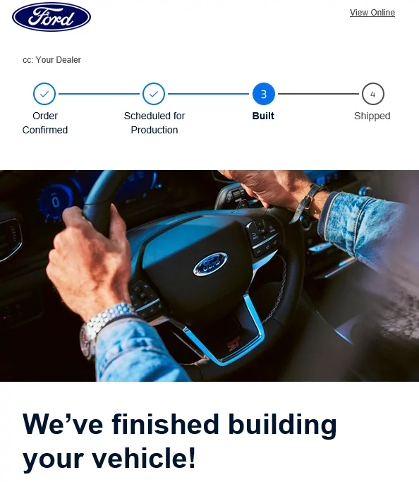 S650 Mustang Has my car been released from the plant yet? 1785547070443-ey
