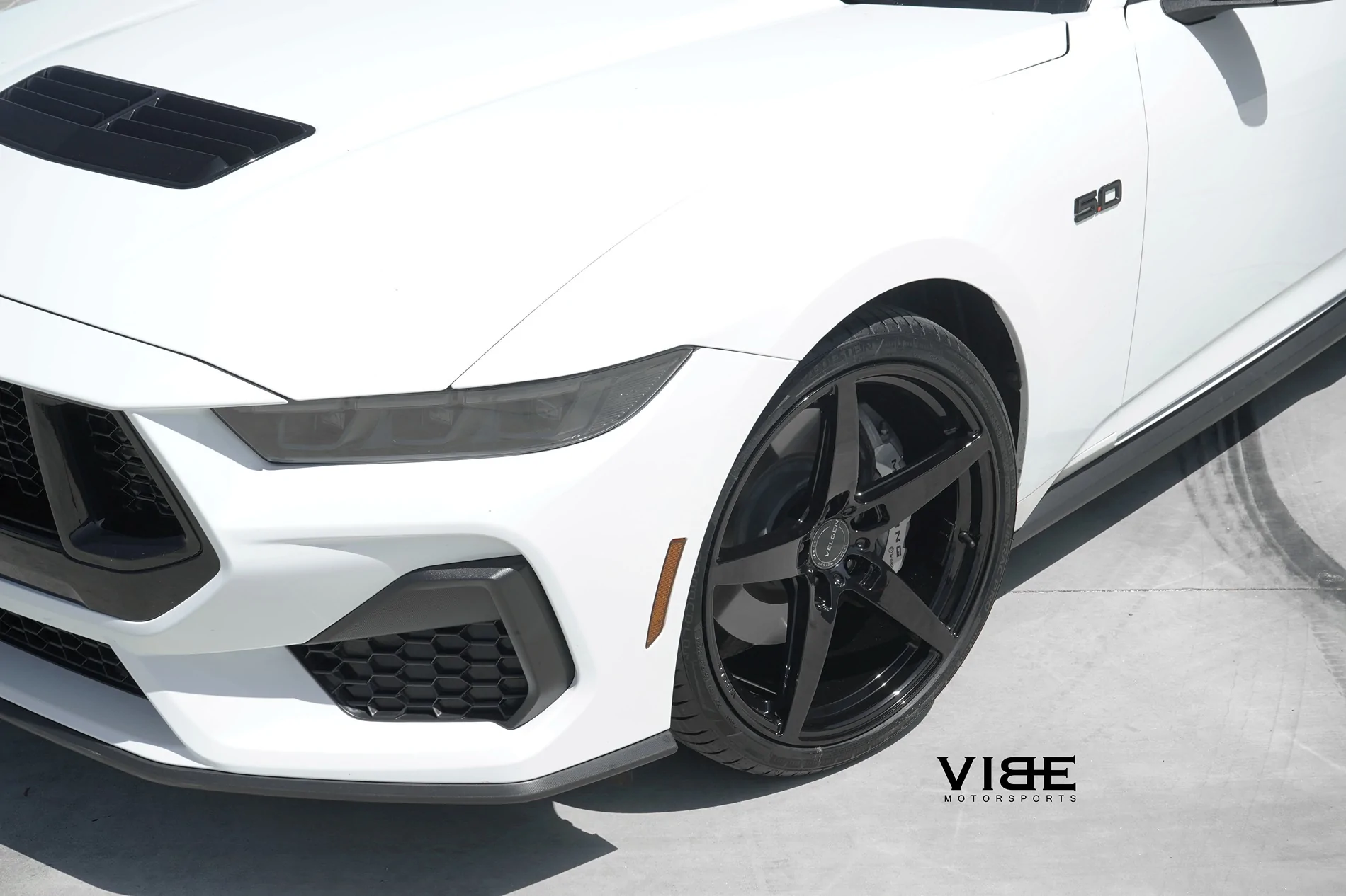 S650 Mustang Mustang GT S650 on Velgen Classic 5 Wheels ford-mustang-gt-s650-velgen-classic-5-gloss-black-wheels-4