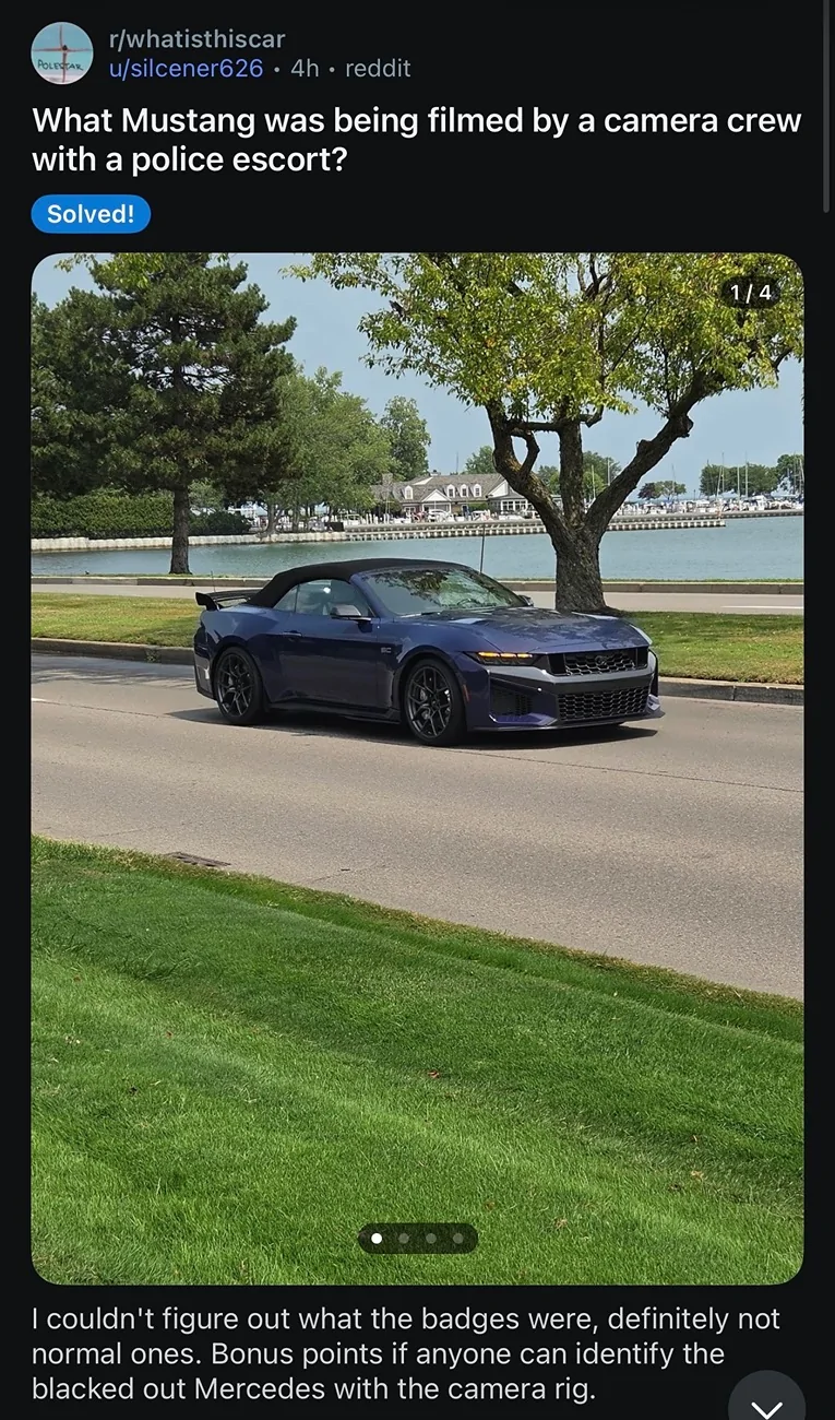 S650 Mustang Mustang Dark Horse SC Convertible leaked! Sighting photos IMG_2401