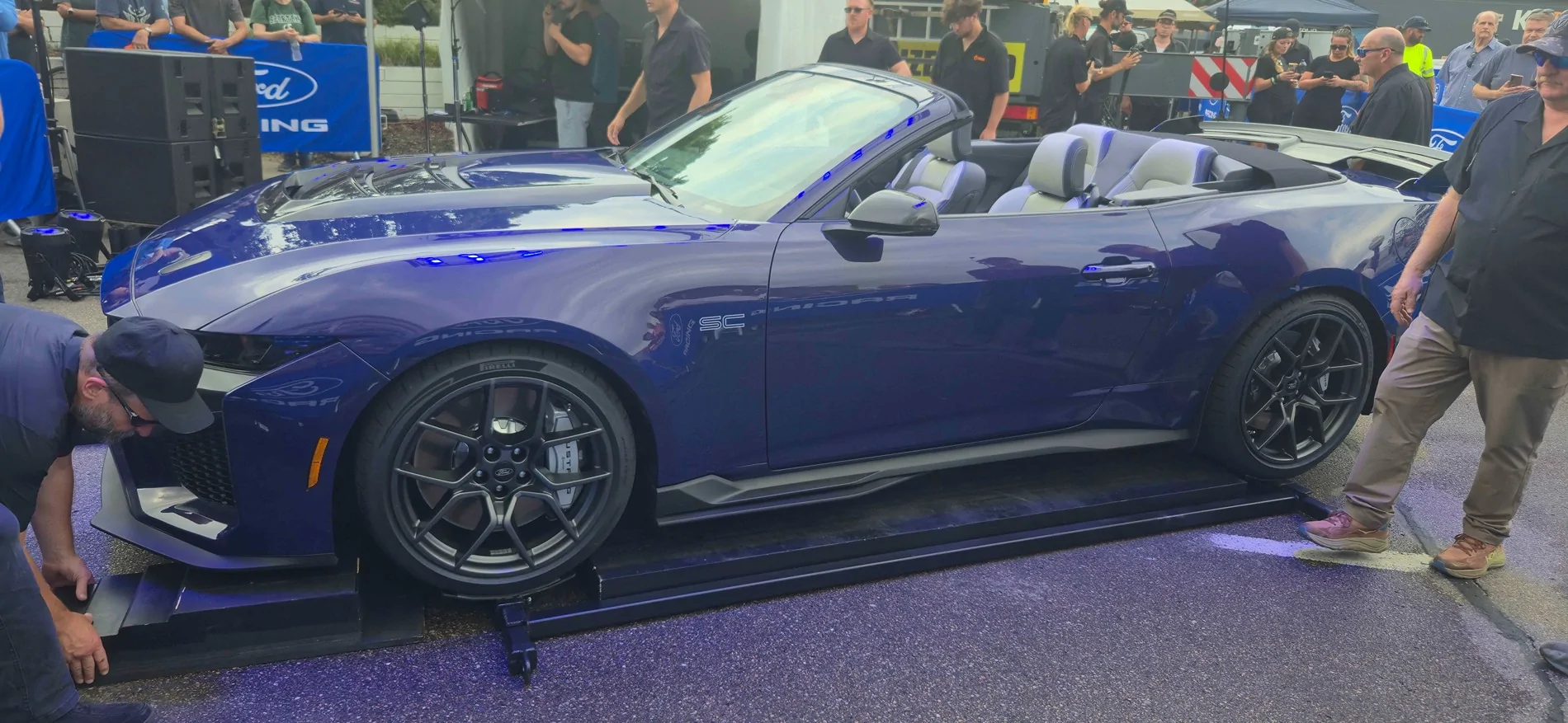 S650 Mustang Mustang Dark Horse SC Convertible leaked! Sighting photos 1977