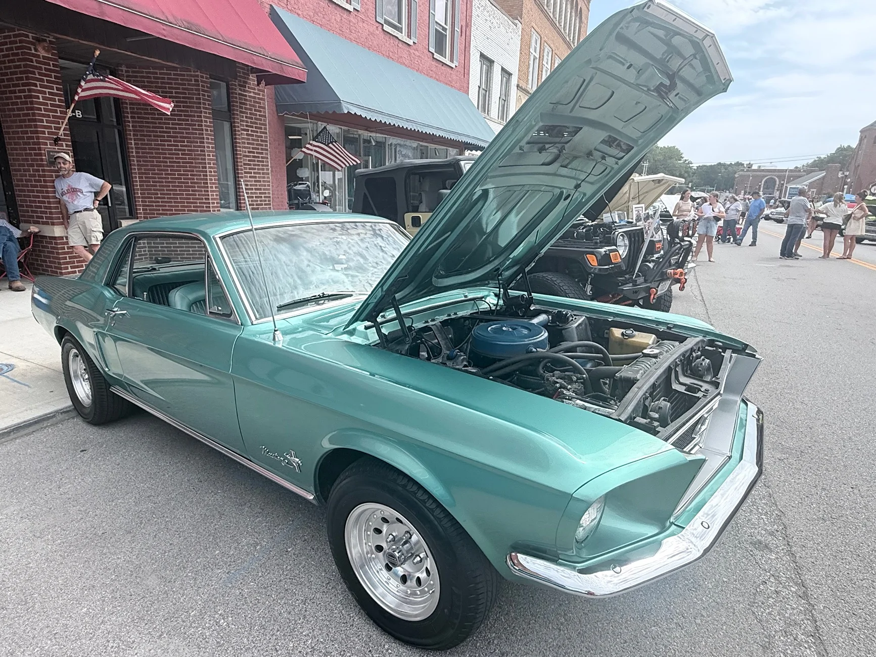 S650 Mustang Summertime is car shows IMG_3094