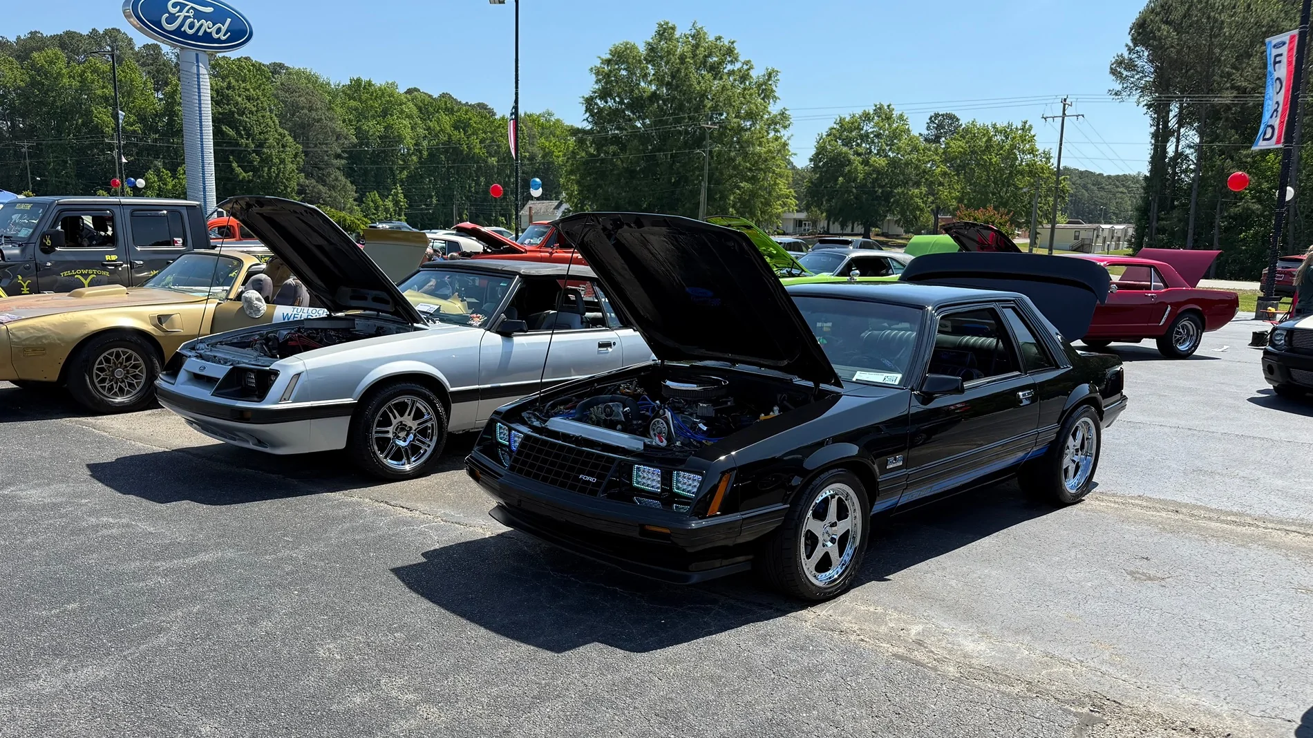 S650 Mustang Summertime is car shows IMG_1487