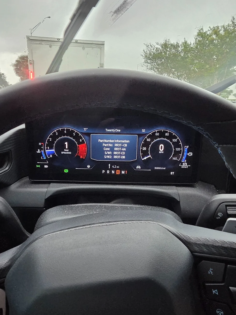 S650 Mustang Random diags displayed on instrument cluster 20260720_152255