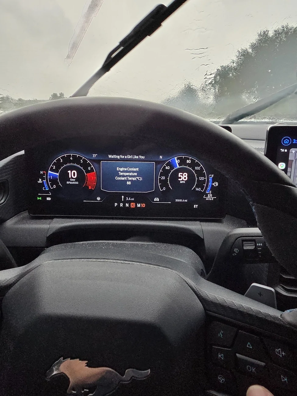 S650 Mustang Random diags displayed on instrument cluster 20260720_152413