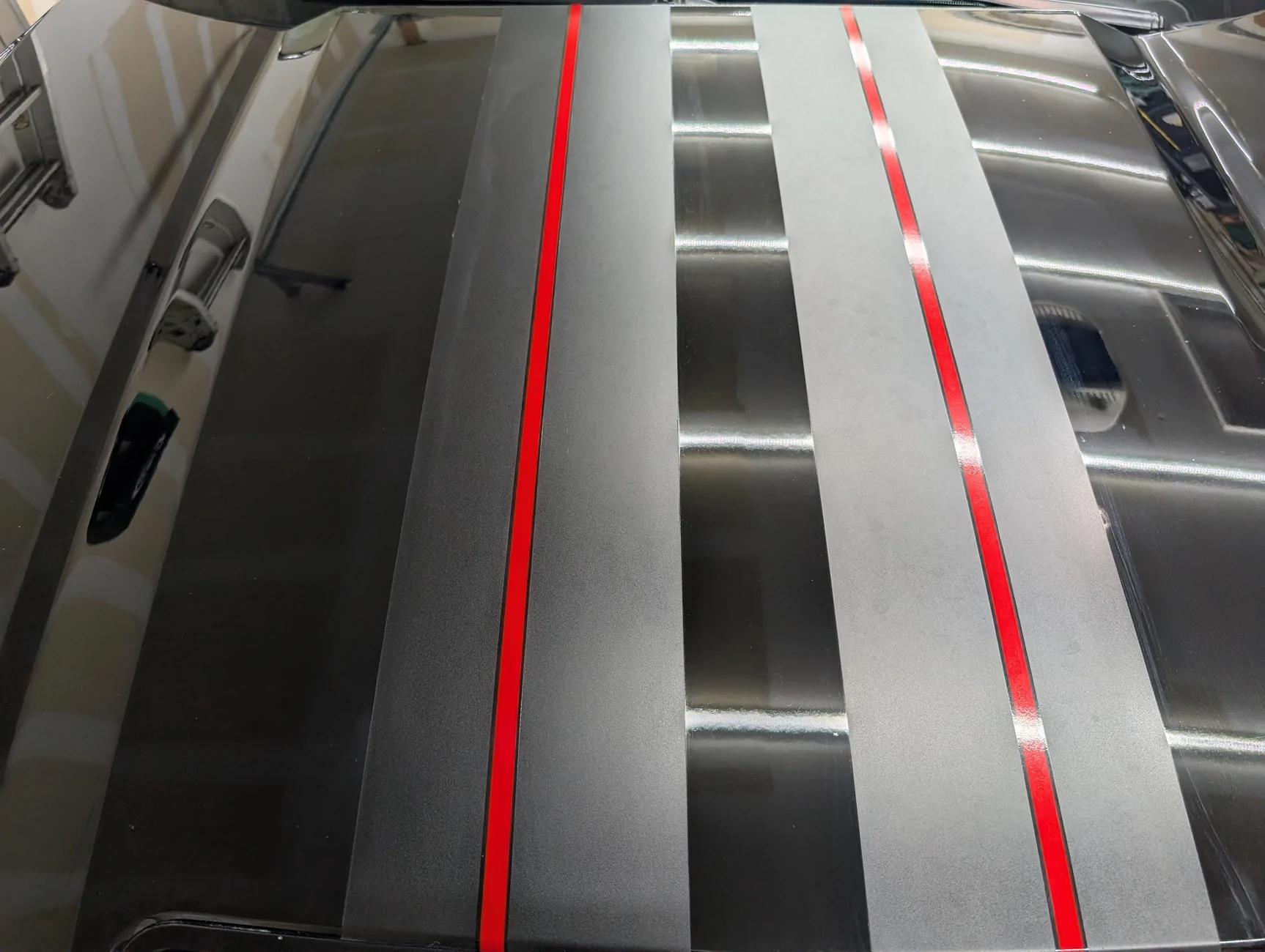 S650 Mustang Need suggestions on removing wax from Matte Stripes. Magic Eraser