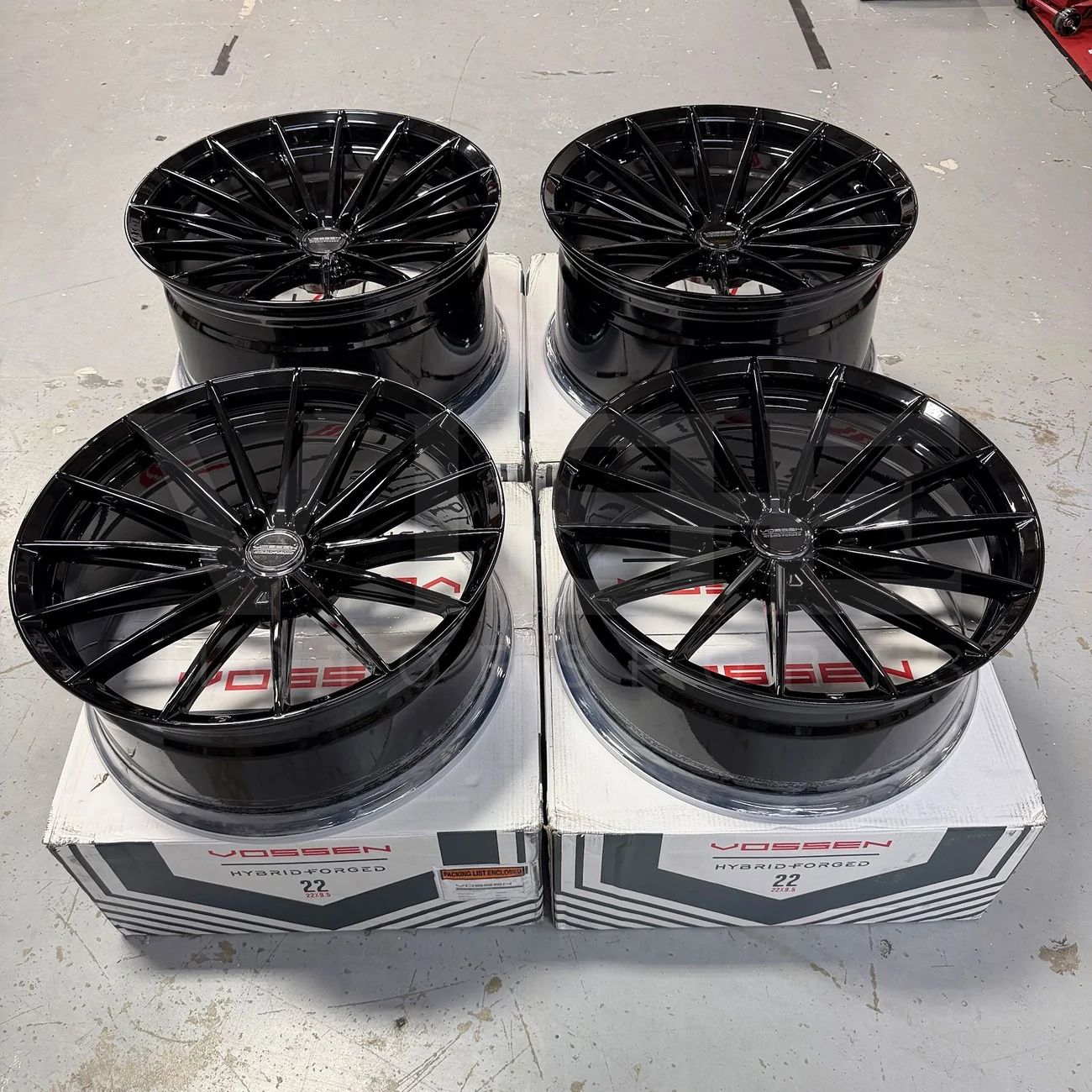 S650 Mustang Vossen HF-1 HF-2 HF-3 HF-4T HF-5 HF-7| Hybrid Forged Series | Member Pricing | Team VIBE vossen-hfx4-gloss-black-wheels-7 (1)