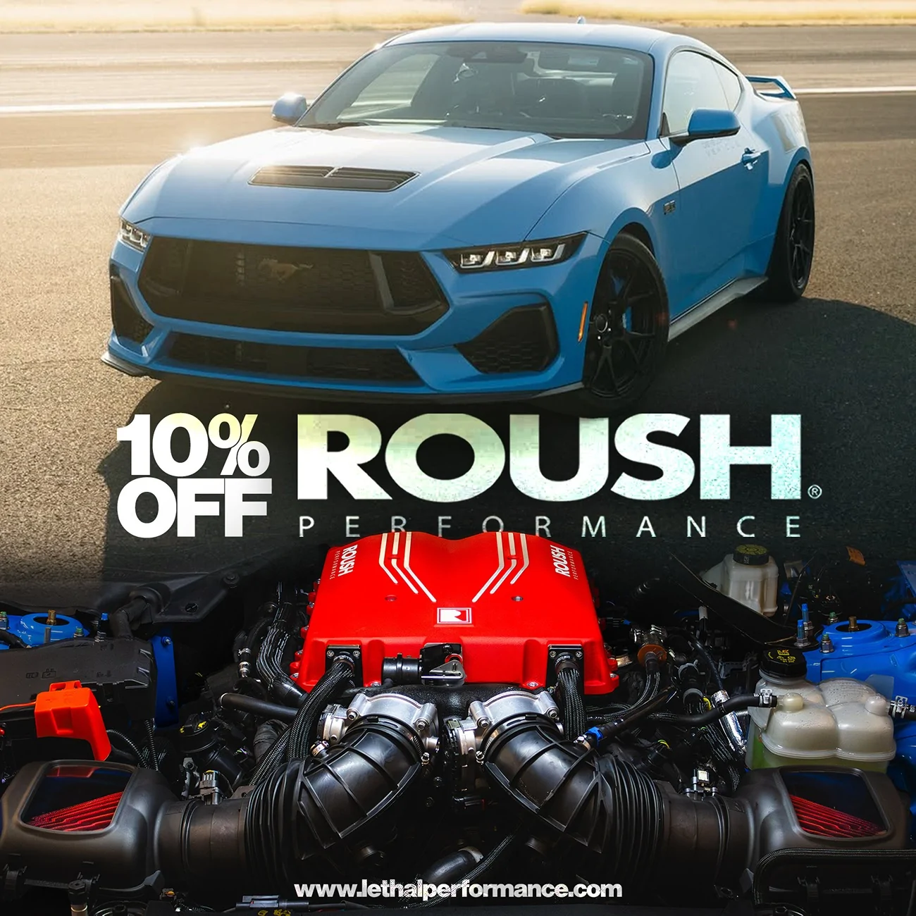 S650 Mustang 10% off Roush products through 9/9 | Lethal Performance 1000025590