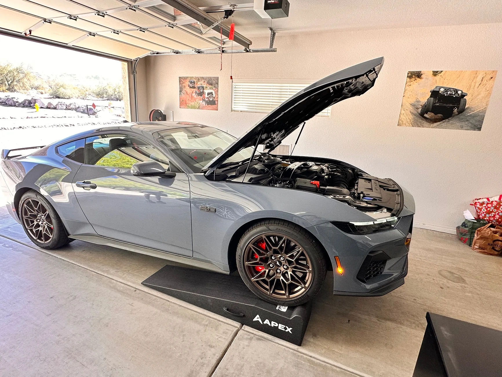 S650 Mustang Using 2X4 instead of jacking rails IMG_8900
