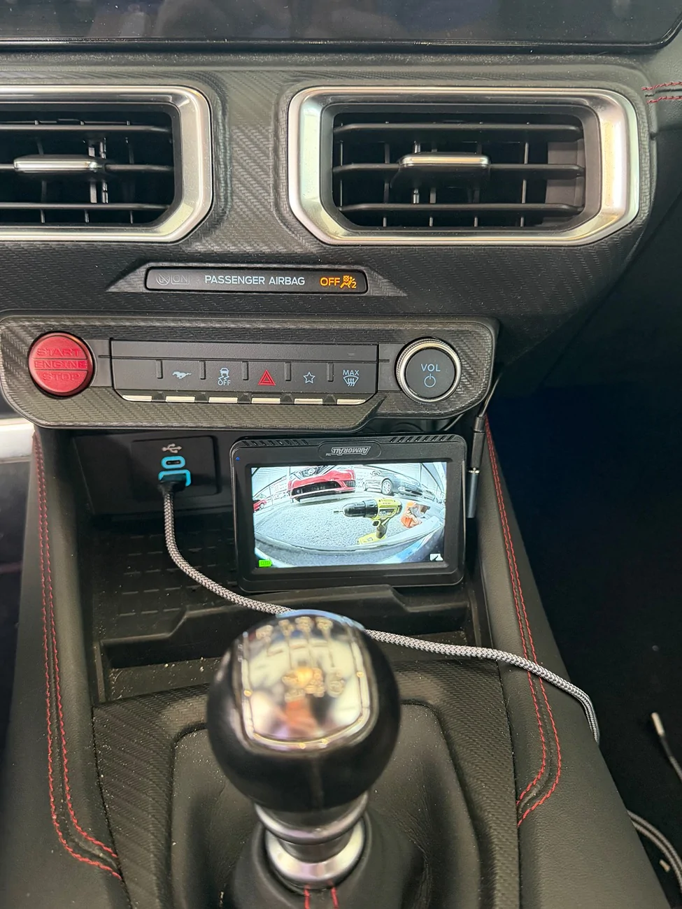 S650 Mustang Front camera for parking on my 2024 IMG_7773
