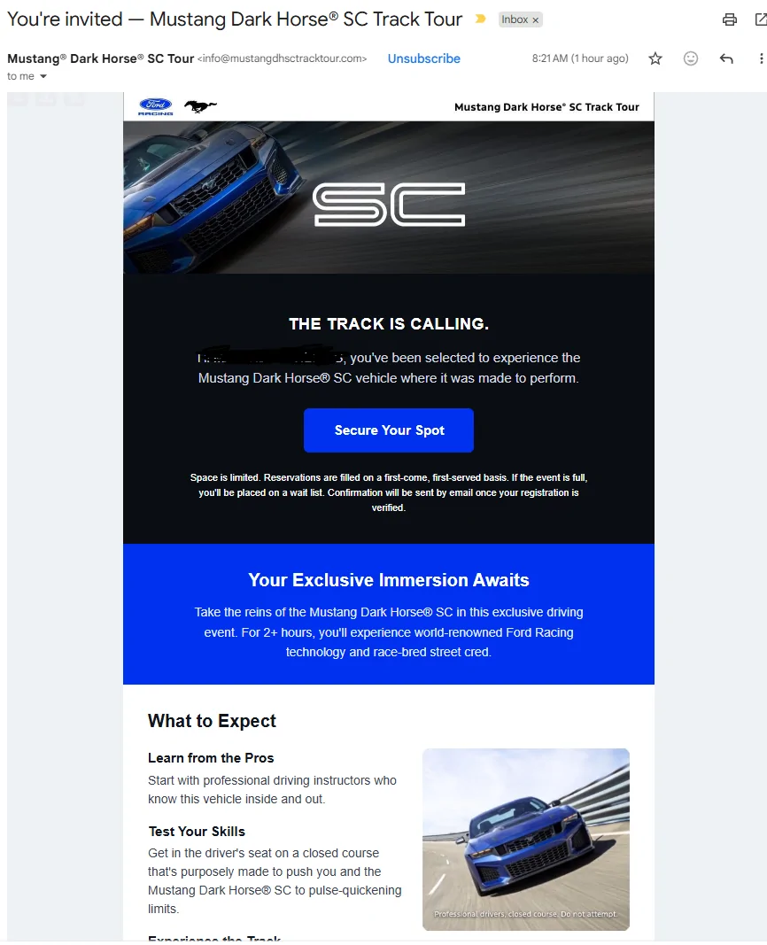 S650 Mustang You're invited — Mustang Dark Horse® SC Track Tour 1788879815751-9t