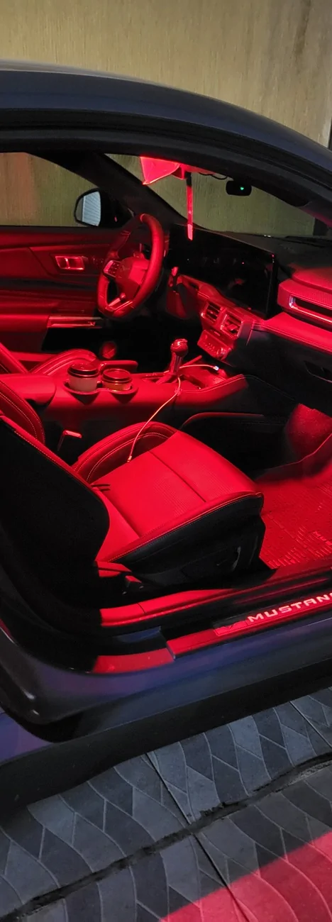 S650 Mustang Diode Dynamics multicolor interior light installed 20260908_201618