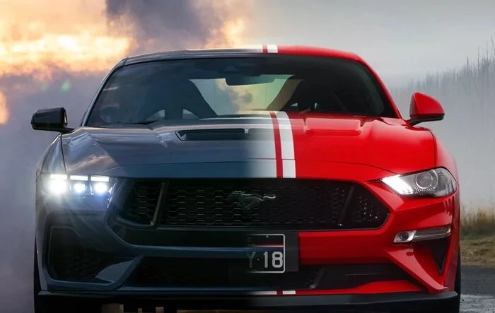 S650 v S550 Mustang GT front end comparison