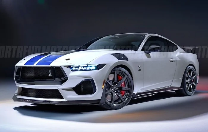 2026 GT500 Mustang S650 rendered by Motor Trend