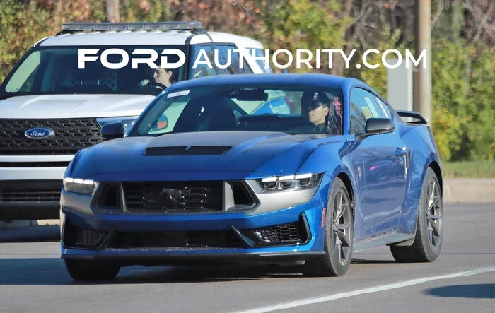 Dark Horse Mustang spotted in Blue