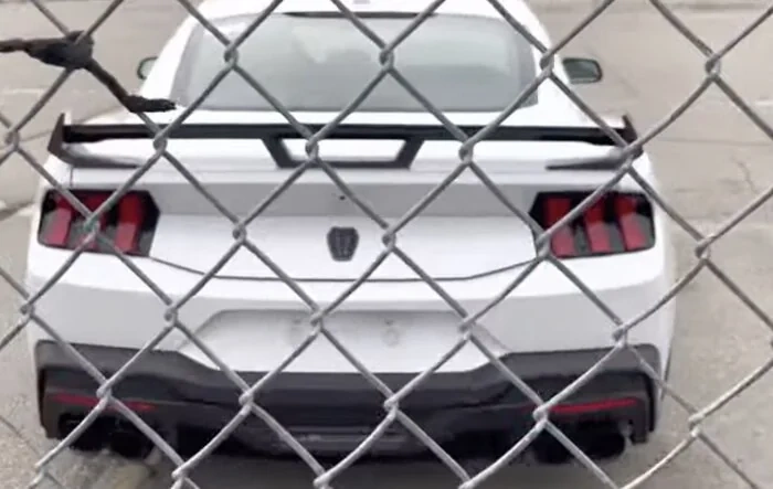 Dark Horse Mustang spotted in white