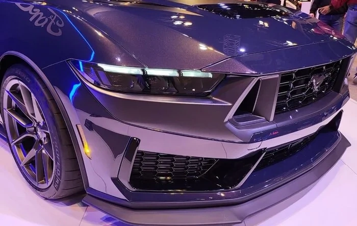 Mustang S650 Dark Horse in Blue Ember @ the STL Autoshow