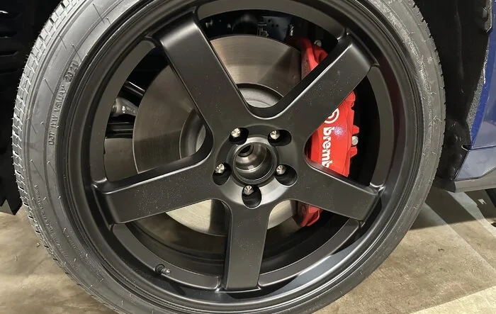 Spare tire option for Performance Pack or standalone Brembo BBK kit -- tested
