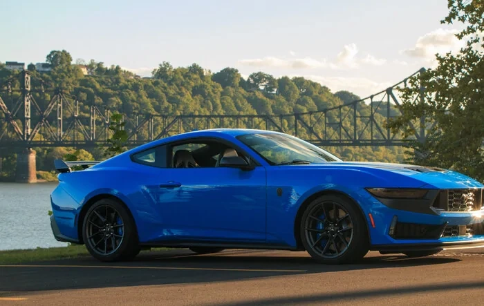 Photos: Introducing Chassis 0627 or Formally Celeste, a Grabber Blue Dark Horse