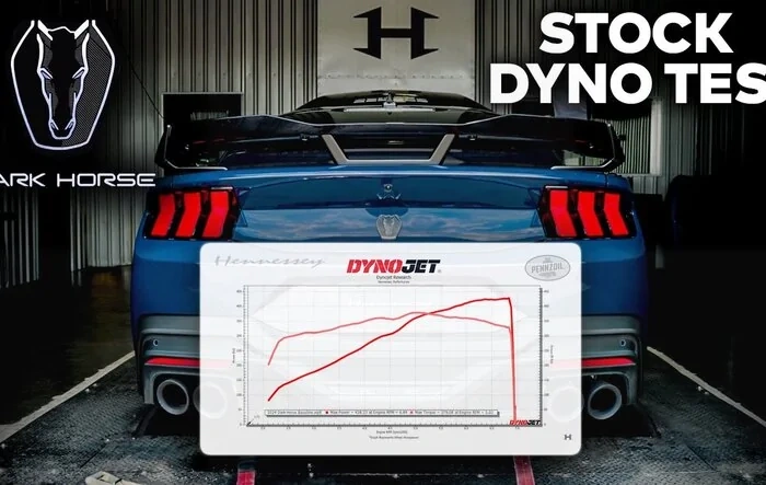 Stock Dark Horse Mustang Dyno Results: 428 WHP / 379 LB-FT (Hennessey Performance)