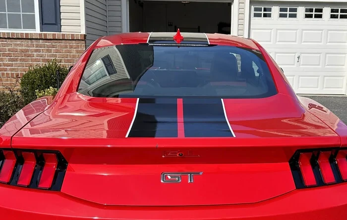 I striped the car on my own without a pre cut kit