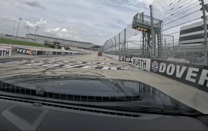 Charity laps on Dover Motor Speedway