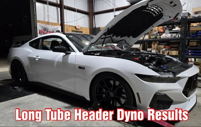 Video: Dyno Results After Kooks 1 7/8 Inch Long Tube Header Install On Our 24 Mustang GT!