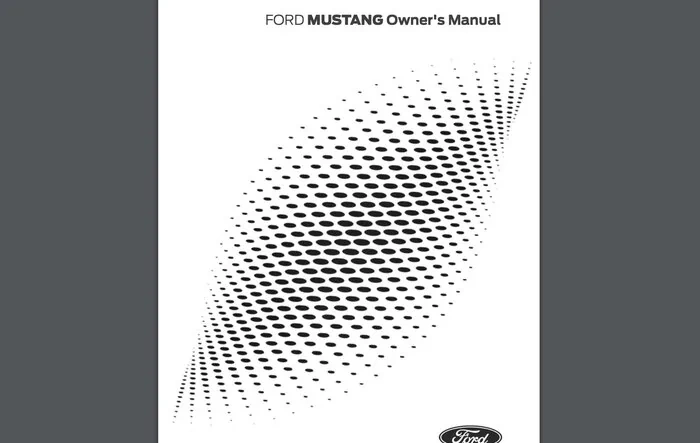 2025 Mustang Owners Manual now available