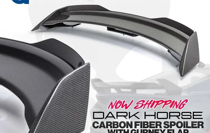 ANDERSON COMPOSITES CARBON FIBER DARKHORSE SPOILER WITH GURNEY FLAP