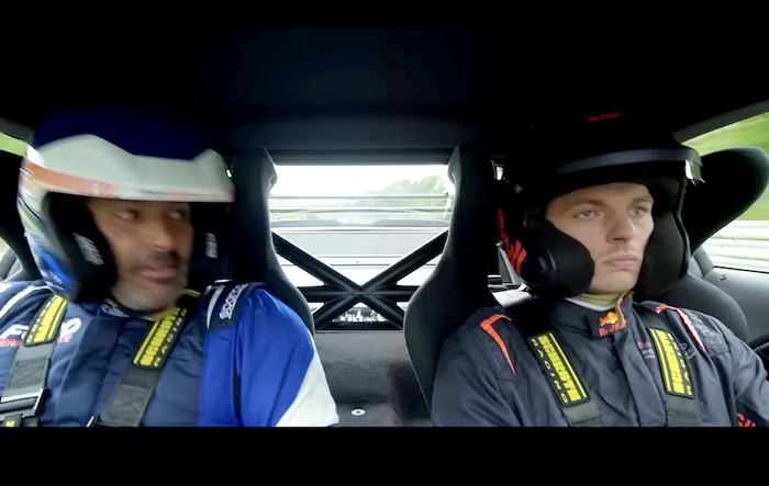 Watch Max Verstappen and Chris Harris drive the Mustang GTD!