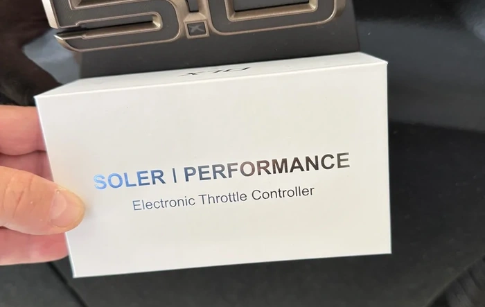 Installed Soler Performance throttle controller.