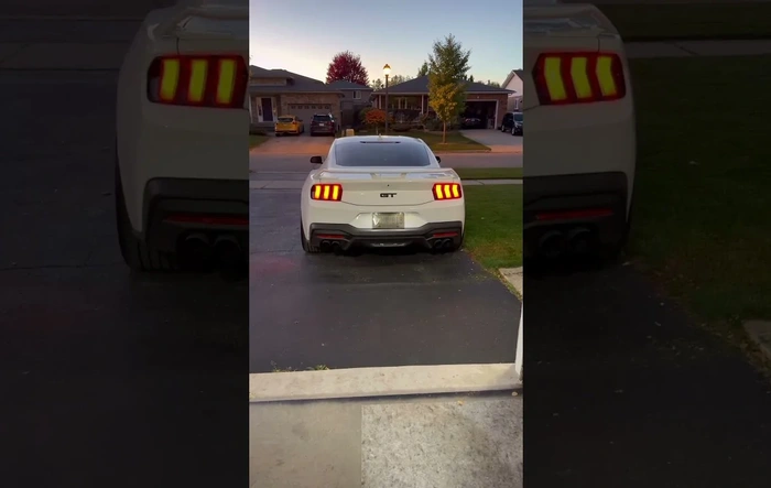 H pipe installed on 2025 GT active exhaust... damn (cold start and remoterev)
