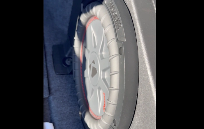 Stock B&O sub to Kicker subwoofer 48CWRT104