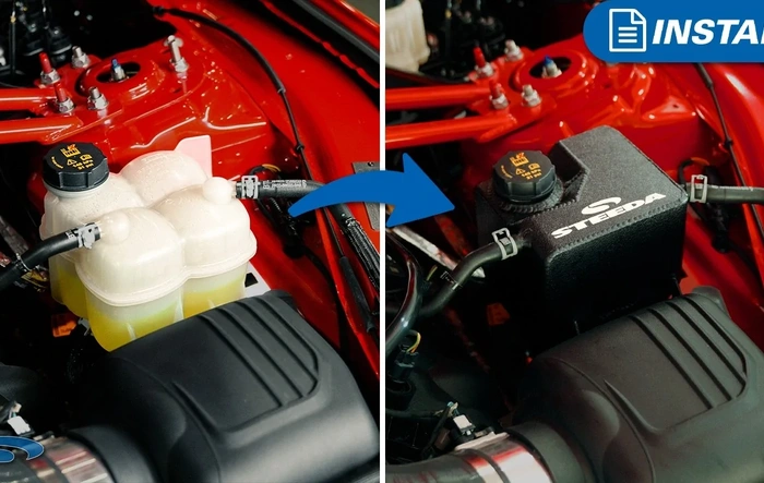 How to Upgrade your S650's Coolant Expansion Tank! ( Steeda Aluminum Expansion Tank)