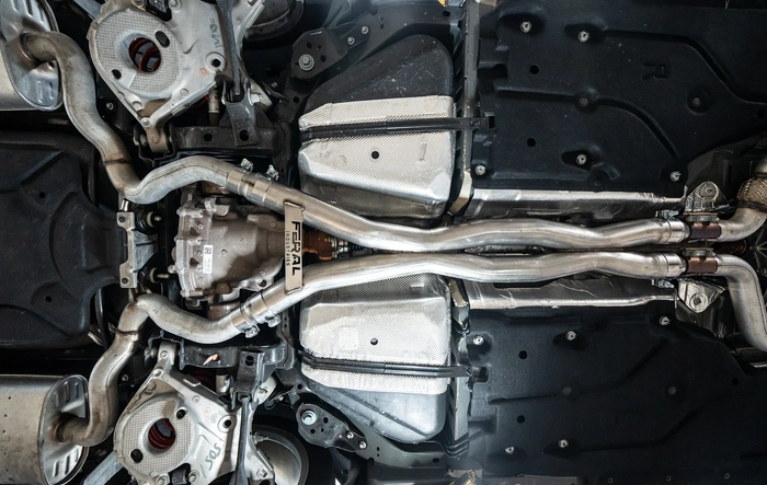 Feral Industries - Double X Pipe Resonator Delete